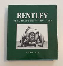 BENTLEY.  The VINTAGE YEARS