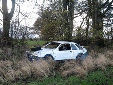 Photo 6x4 Abandoned car near